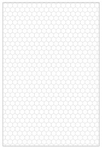 Hexagon page layout
