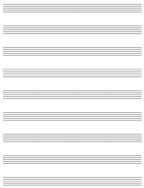 Music page layout